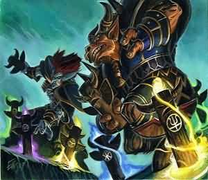 TCG卡片插画作品集：被袭击的联盟小队