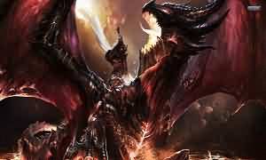 高清魔兽壁纸：被杀死的死亡之翼