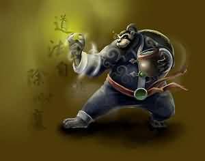 道法自然:熊猫人醉拳武生