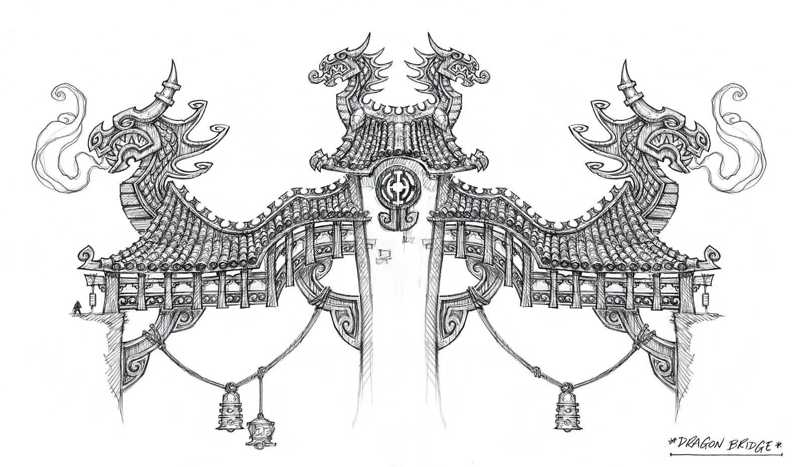 暴雪官方游戏插画更新：龙的建筑