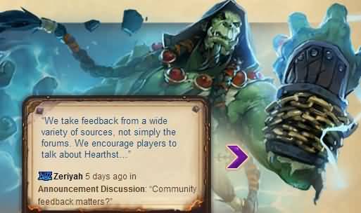 暴雪设计师蓝贴回应：炉石传说游戏相关问与答