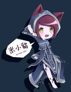 两张可爱的魔兽小德的角色图