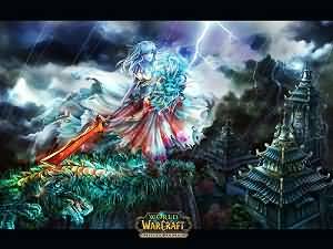 魔兽世界绘画：《斩青龙》