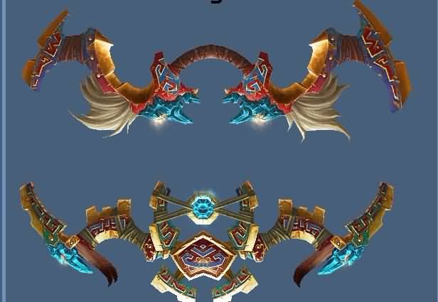 WOW里那些无缘得见的武器 5.4魔兽未使用武器模型一览