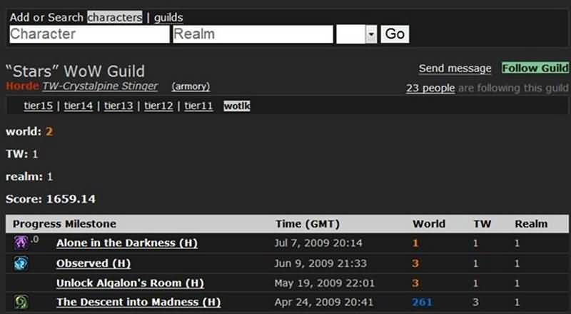 魔兽国服星辰七煌两大公会强强联手 剑指首杀