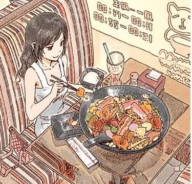 咬人画的生活随笔:吃香喝辣