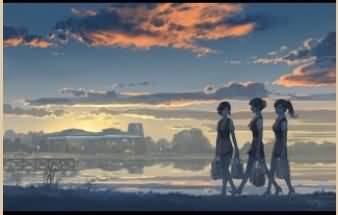 咬人画的生活随笔:傍晚的云