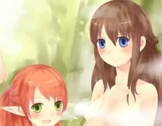 魔兽绘画:拉斯的蒸汽温泉真是太舒服了