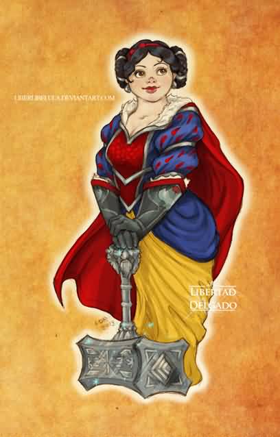 Warcraft meets Disney - Snow White by LiberLibelula