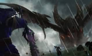 魔兽绘画：我在WOW4.3死亡之翼的时候有个故事
