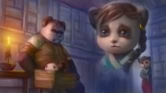 熊猫人父子绘画：《过去的羁绊，那不堪回首的往事》