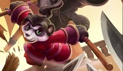 《熊猫人之谜》与《魔兽英雄传》中角色们共同出现在角色介绍页面中