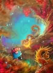 魔兽世界玩家绘画《秋天 芷园》