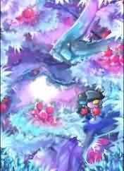 魔兽世界绘画：冬日的双生林