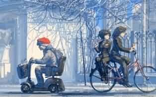 咬人画的生活随笔：早春的紫藤