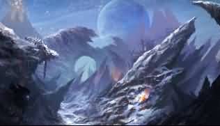 魔兽世界绘画:WOW6.0《霜火岭》的瞎想