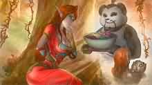 熊猫人父子绘画连载：回到永歌森林的血精灵