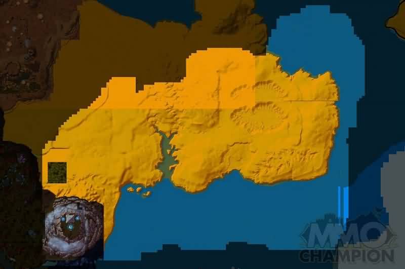 WOD资料片：德拉诺世界全景卫星地图