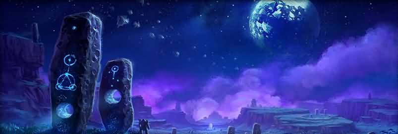资料片风景视频：只有永恒夜晚的星光 影月谷