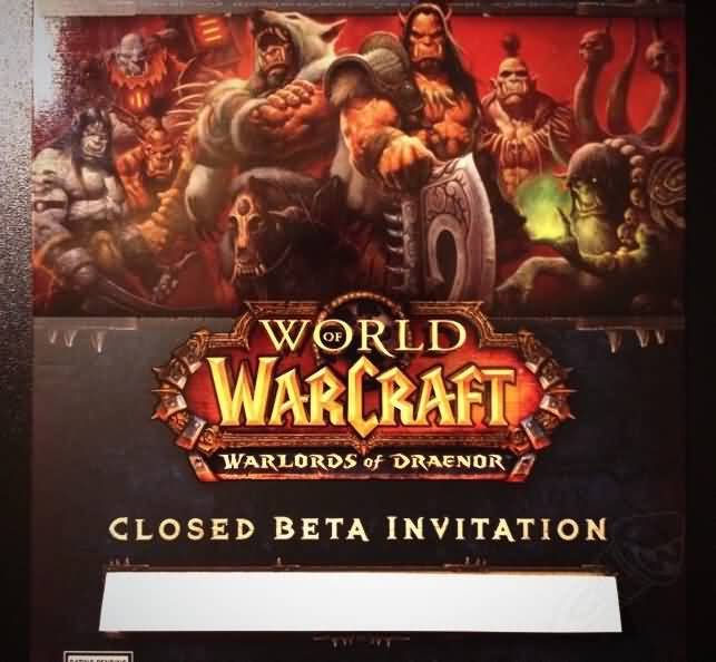短讯：参与PAX展的玩家获WOW6.0封闭测试邀请函