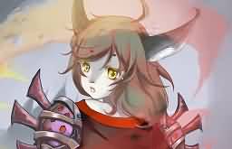 洞窟狼人妹自画像：少女的幻想