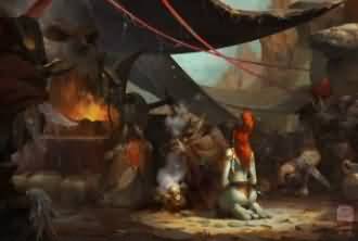 魔兽绘画:《Blood Sacrifice 血祭》