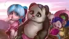 熊猫人父子绘画连载：对未来感到很迷茫的熊爸