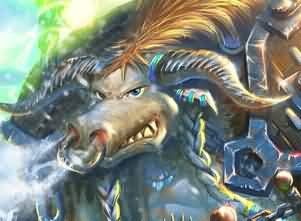 魔兽绘画：山顶雪正凉，昆莱山萨满