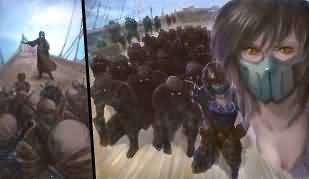 熊猫人父子绘画：《亡灵术士的特殊别动队！》