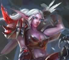 翌神猎魔兽同人插画之身着狩猎的拂晓