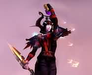 法术牧通用布甲暗红色幻化：血齿