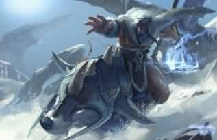 冰雪坐骑上的杜隆坦!我回来了~~哈哈！