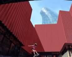 咬人画的生活随笔:现代建筑