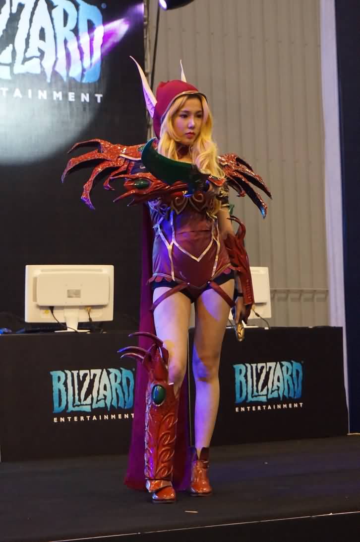 暴雪2014成都CAF展台福利图展