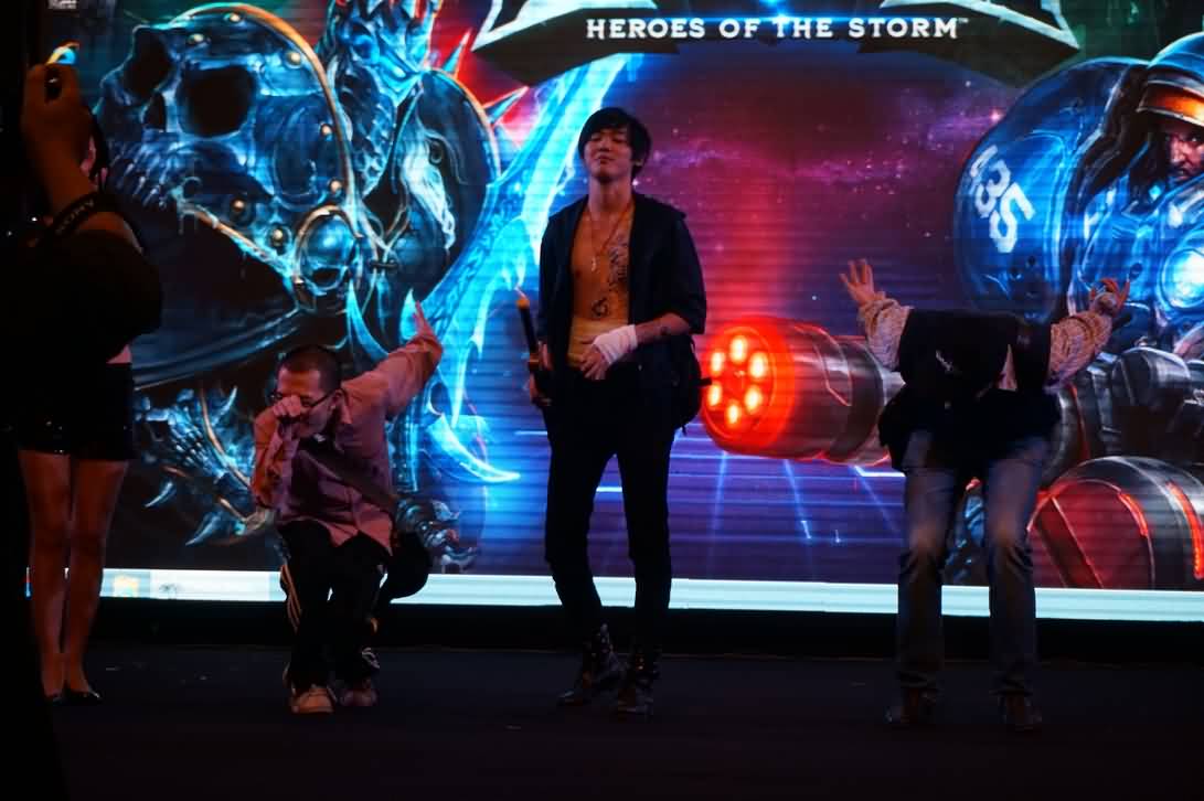 暴雪2014成都CAF展台福利图展