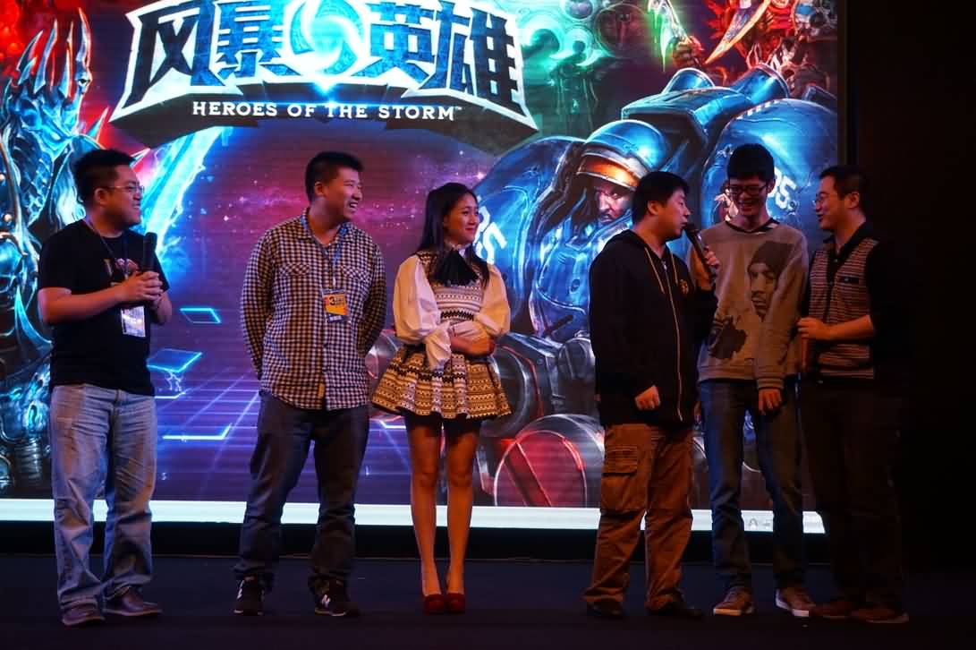 暴雪2014成都CAF展台福利图展