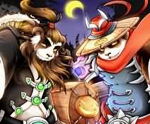 万圣节壁纸:熊猫人的Halloween