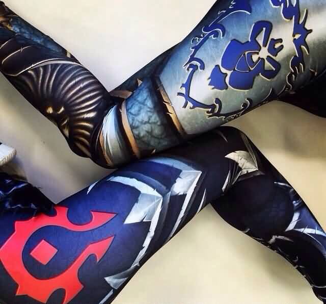 秀出美腿：欧美品牌推出魔兽款女士长裤