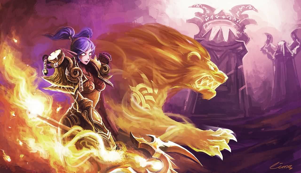 德鲁伊巨大BUFF：6.1新增玩具变火猫形态