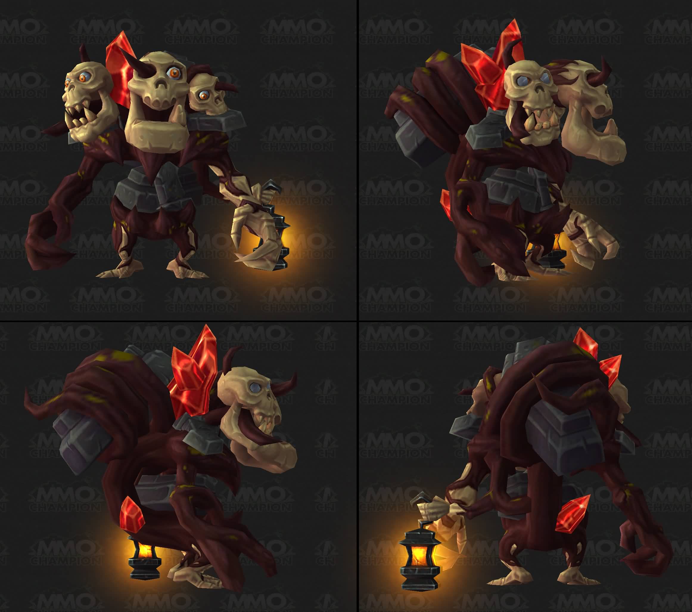 这个宠物有点丑：墓穴魔像模型加入魔兽