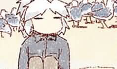 咬人默剧尽展绘画实力：《老家的海边》