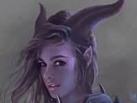 魔兽绘画：最爱德莱尼妹子
