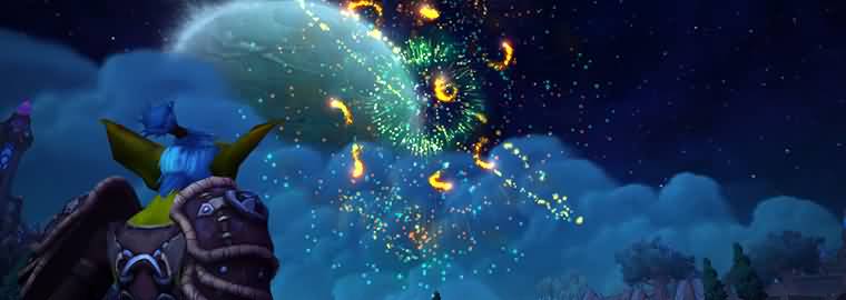 艾泽拉斯主城烟花点缀满天空!新年快乐