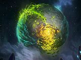 魔兽绘画:达拉然上空的阿古斯