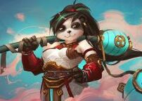 屋吗嘎,熊猫少女英姿飒爽